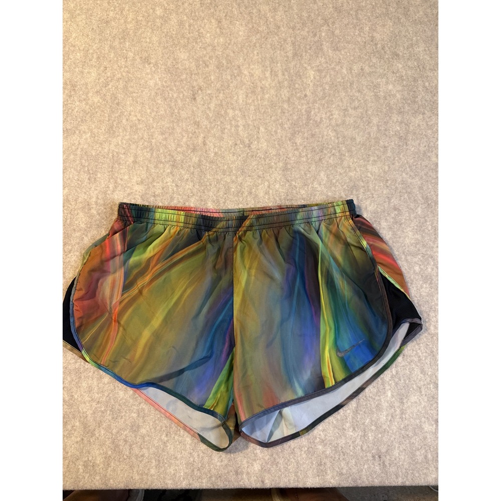 Nike Dri-FIT Running Shorts Multi-Color Abstract Print 831284-457 Mens L